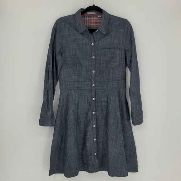 Toad&Co Long Sleeve Gray Dress - Picture 1 of 15